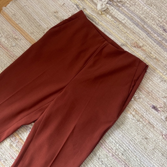 NWT Ann Taylor Burnt Orange The Ankle in Curvy High Rise Pants / Trousers - Picture 5 of 7